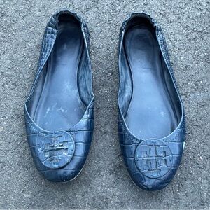 Tory Burch Navy Flats